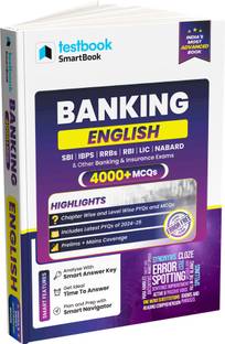 Banking - English Smartbook (Conceptual Notes with 2500+ MCQs) | Useful for SBI, IBPS, RRBs, RBI, LIC, NABARD, and other key Banking & Insurance exams