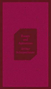 Essays and Aphorisms
