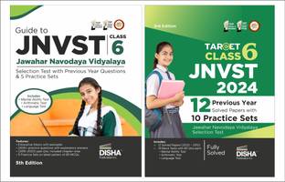 Combo - Study Package for Jnvst Class 6 Jawahar Navodaya Vidyalaya Selection Test () -?Guide + Previous Year Solved Papers + Practice Sets