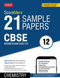 MTG CBSE ScoreMore 21 Sample Papers Class 12 Chemistry Book For 2023 Board Exam (Based on Latest CBSE Sample Paper Released on 16th Sep)