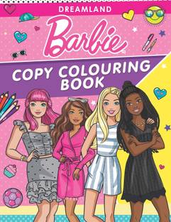 Barbie Copy Colouring Book  - Filled with Barbie characters, Each page | Barbie Colouring Book for Little Artists | Coloring Book for Kid