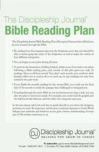 The Discipleship Journal Bible Reading Plan
