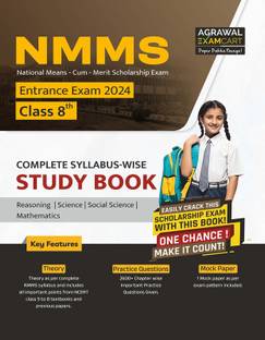 Examcart NMMS Entrance Test Class 8 Guidebook For 2025 Exam In English