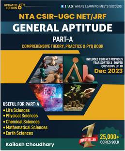CSIR NET General Aptitude (Part-A)  - Comprehensive Theory & Practice Book with Solved Question Papers