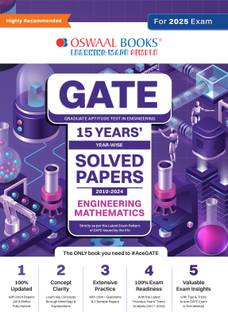 Oswaal GATE Year-wise 15 Years' Solved Papers 2010 to 2024 | Engineering Mathematics For 2025 Exam