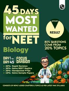PW 45 Days NEET Biology Revision: 80-20 Rule, Sample Papers & PYQs for 2025