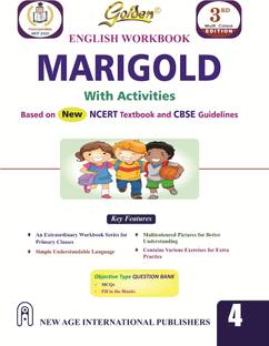 Golden English Workbook Marigold with Activities (Based on NCERT Textbook) for Class - 4