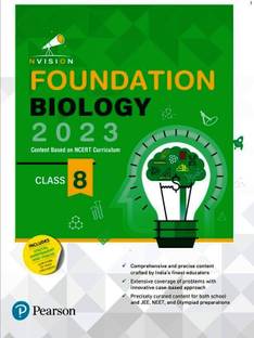 Nvision Foundation Biology Class 8, Based on NCERT Curriculum 2023, Includes Digital Assessment & Video - Pearson