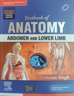Textbook of Anatomy: Abdomen and Lower Limb Vol II by Vishram Singh, Elsevier 4th Edition 2023