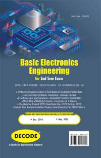 Basic Electronics Engineering for SPPU 19 Course (FE - I/II - Common - 104010)(END SEM) (Decode)