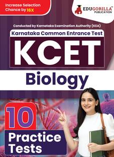 KCET Chemistry Book (Karnataka Common Entrance Test)  - 2024 | 10 Practise Tests (Solved Objective Questions with detail solution) with Free Access To Online Tests