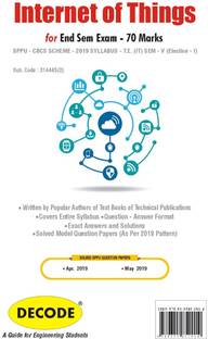 Internet of Things for SPPU 19 Course (TE - SEM V - IT- 314445D) (Elective - 1) (Decode)