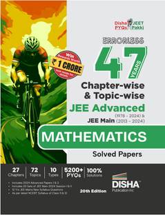 Errorless 47 Years Chapter-Wise & Topic-Wise Jee Advanced (1978 - 2024) & Jee Main (2013 - 2024) Mathematics Solved Papers - Pyq Question Bank in Ncert Flow for Jee 2025