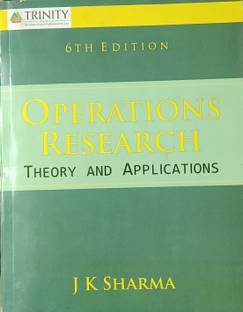 OPERATIONS RESEARCH THEORY AND APPLICATIONS