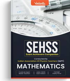 Vedantu SEHSS Mathematics Book 2025 | MCQs & MSQs with Hints, Solutions & Keys