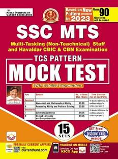 SSC MTS TCS Pattern Mock Test 15 Sets book