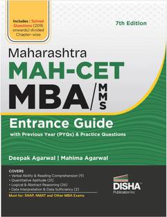Disha Maharashtra MAH-CET MBA/ MMS Entrance Guide with Previous Year (PYQs) & Practice Questions 7th Edition | Complete Study Material for MH-CET Common Entrance Test | For 2026 Exam
