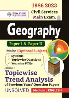 UPSC Civil Services Geography Optional (Mains) Topicwise Trend Analysis (Unsolved) (1986-2023)