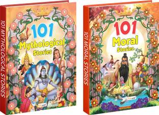 101 माइथोलॉजिकल एंड मॉरल स्टोरीज़ (एज़ेस 3-12) (हार्डबाउंड) : चिल्ड्रन लर्निंग स्टोरी बुक, टाइमलेस स्टोरीज़ फॉर चिल्ड्रन, किड्स माइथोलॉजिकल स्टोरी, मॉरल स्टोरी बुक | कॉम्बो ऑफ 2 स्टोरी बुक्स