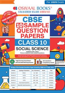 Oswaal Cbse Sample Question Papers Class 10 Social Science Book