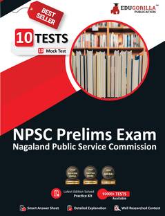 NPSC Prelims Exam 2023 (Paper-1)  - 10 Full-length Mock Tests ( Solved 2000+ Questions)