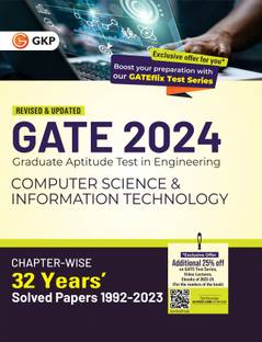 Gate 2024 - Computer Science and Information Technology - 32 Year's Chapter Wise Solved Papers (1992-2023)