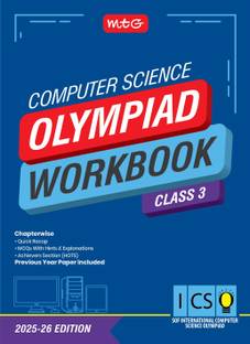 MTG International Computer Science Olympiad (ICSO) Workbook Class 3 - Chapterwise Quick Recap, MCQs & Previous Year Paper - SOF ICSO Olympiad Books For 2025-26 Exam