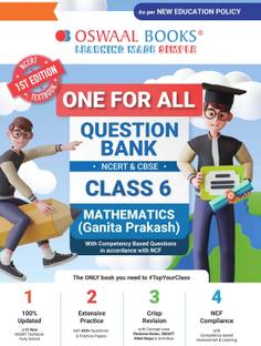 One For All Question Bank: NCERT & CBSE Class 6 Mathematics - Ganita Prakash