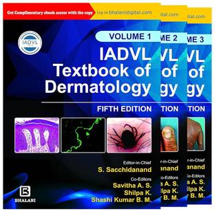 IADVL Textbook Of Dermatology (Set of 3 Volumes) 5th Edition 2021