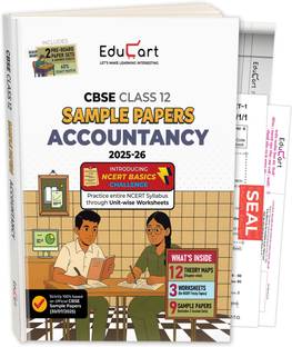 Educart CBSE Sample Paper Class 12 2025-26 – Accountancy (Based on latest CBSE Sample Papers Released on 30-07-25) For 2026 Board Exam
