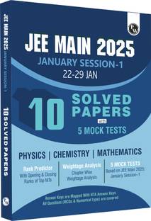 PW JEE MAIN 2025 January Session1 (22-29 Jan) 10 Solved Papers + 5 Mock Tests