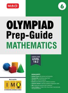 MTG Olympiad Prep-Guide Class 6 Mathematics (IMO) - Detailed Theory, IMO Chapterwise Previous Years Questions with Self Test For SOF 2025-26 Exam