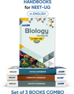 ALLEN Physics, Chemistry, Biology Handbook For NEET (UG) Exam (English) (Set of 3 books Combo)