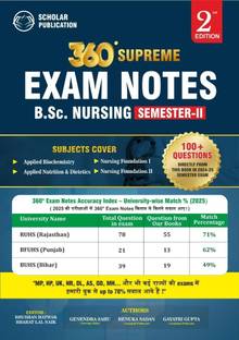 360 Supreme Exam Notes B.Sc. Nursing 2nd Semester