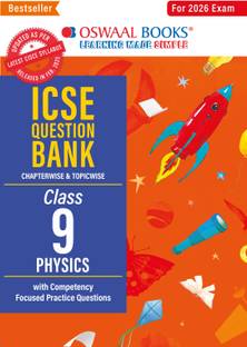 ICSE Question Bank Chapter&Topicwise Solved Papers Class 9 Physics For 2026 Exam