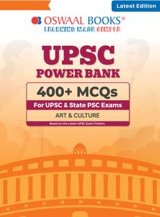 Oswaal UPSC Power Bank:400+ MCQs for UPSC and State PSCs Exams Art & Culture