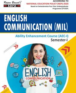 NEP English Communication (MIL)  - Ability Enhancement Course 1st Semester 1 Edition