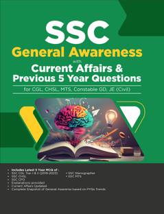 SSC General Awareness with Current Affairs & Previous 5 Year Questions for CGL, CHSL, MTS, Constable GD, JE (Civil) | General Studies/ Knowledge/ GK