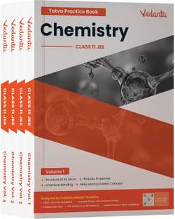 Vedantu JEE TATVA Class 11 Chemistry Book Set Of 4 | JEE 2026 Study Material | Interactive Learning with QR Code Videos & Solutions | Comprehensive Theory & Exercises for IIT JEE Main & Advanced Preparation