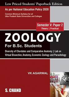Zoology For B.Sc. Students Semester V : Paper 2, Diversity of Chordates and Comparative Anatomy | Lab on Virtual Dissection, Anatomy, Economic Zoology and Parasitology | NEP 2020 Uttar Pradesh (UP)