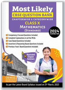 Most Likely Cbse Question Bank - Mathematics (Standard) for 2024 Exami