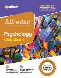 Arihant All In One Class 11th Psychology for CBSE Exam�2024 Fifth Edition