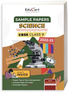 Educart CBSE Class 9 Sample Paper 2022 SCIENCE (With Detailed Explanation and New Pattern Questions for 2022-23 Exam)