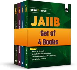 PW JAIIB BANKER'S EDGE - Set of 4 Books | Retail Banking and Wealth Management, Principles & Practices of Banking, Indian Economy and Indian Financial System, Accounting and Financial Management for Bankers for JAIIB Exam 2024