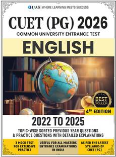 CUET PG English 2026  - Topic-Wise Previous Year Solved Papers (2022–2025) with Detailed Explanations & Practice Questions | 5 Mock Tests Included | Best Seller Book for CUET (PG) English Literature Entrance Exam | IFAS Publications