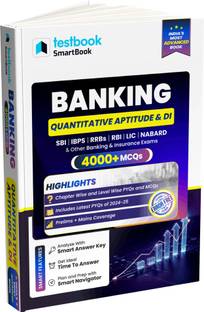 Banking Quantitative Aptitude & DI SmartBook with 4000+ MCQs | Ideal for SBI, IBPS, RRBs, RBI, LIC, NABARD & Other Banking & Insurance Exams  - “Master Quant & DI: 4000+ MCQs for Banking & Insurance Exams”