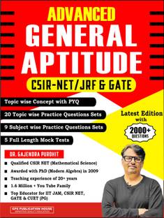 Combat Test Series General Aptitude for CSIR NET, GATE & CUET