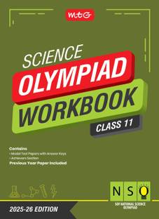 MTG National Science Olympiad (NSO) Workbook Class 11 - Chapterwise Quick Recap, Previous Year Solved Paper & Achievers Section - SOF Olympiad Books For 2025-26 Exam