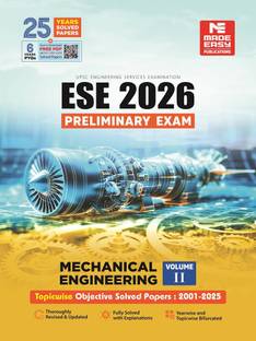 ESE 2026: Preliminary Exam: Mechanical Engineering Objective Solved Paper Vol-2