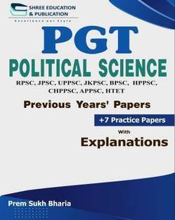 PGT Political Science Previous Year Paper with Solutions | All State Papers with Detailed Explanations | 2011 to Upto Date with 1 Disc